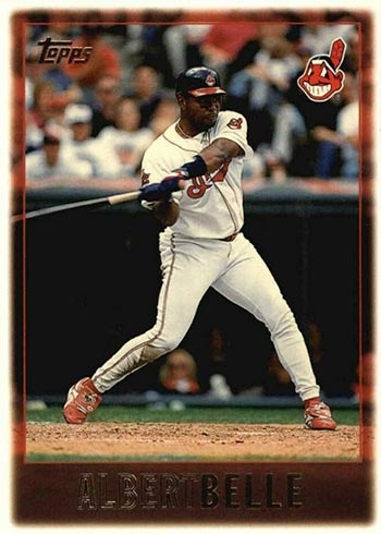 10 Albert Belle Baseball Cards That Chart His MLB Career