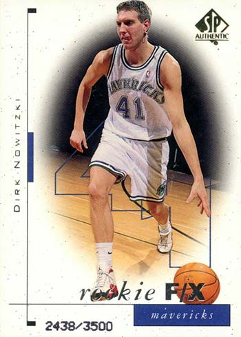 1998-99 SP Authentic Dirk Nowitzki Rookie Card