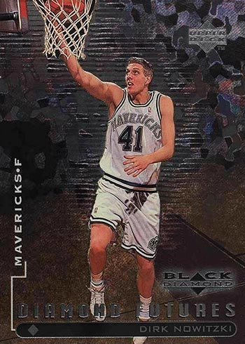 1998-99 Black Diamond Dirk Nowitzki Rookie Card