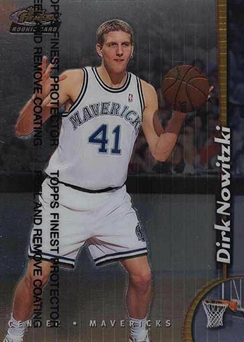 1998-99 Finest Dirk Nowitzki Rookie Card