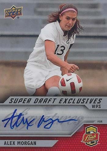 2011 Upper Deck MLS Super Draft Exclusives Autographs Alex Morgan