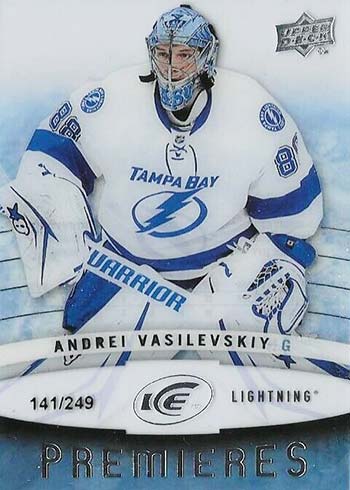 2014-15 Upper Deck Ice Andrei Vasilevskiy Rookie Card