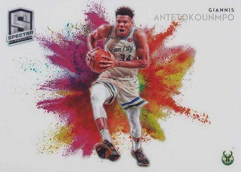 2019-20 Panini Prizm Color Blast Giannis Antetokounmpo