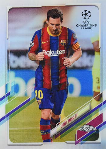 Lionel Topps Ligue des Champions Sticker CL 20/21 BAR 2 Lionel Messi One To Watch 