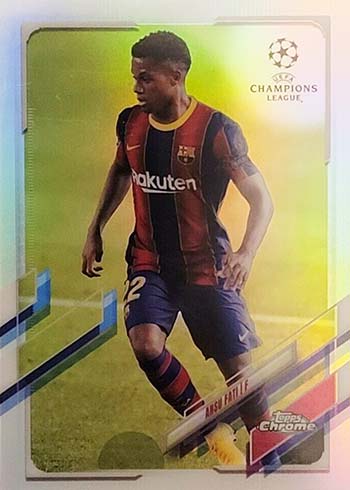 2020-21 Topps Chrome UEFA Variations Guide and Gallery