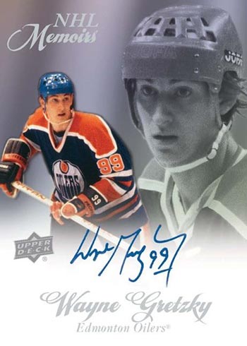 2020-21 Upper Deck Clear Cut Hockey NHL Memoirs Wayne Gretzky