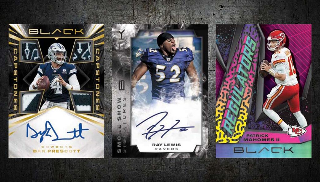 2022 Panini Black Football Checklist, Team Sets, Hobby Box Info