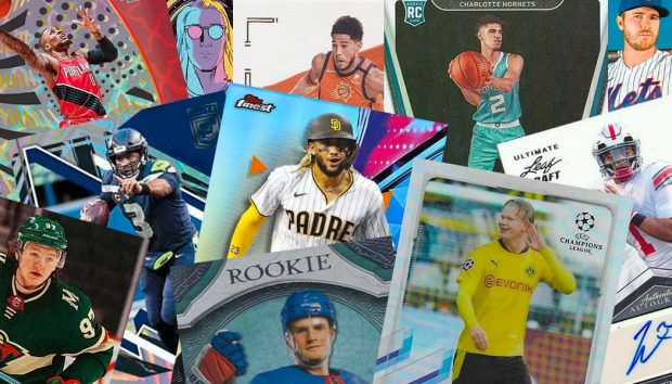 2021 Sports Card Release Calendar Header