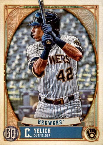 2021 Topps Gypsy Queen Baseball Variations Jackie Robinson Day Christian Yelich