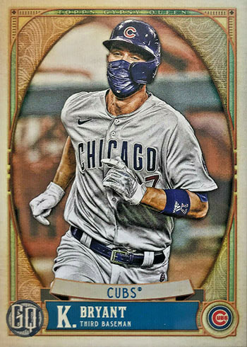 2021 Topps Gypsy Queen Baseball Variations Mask Up Kris Bryant