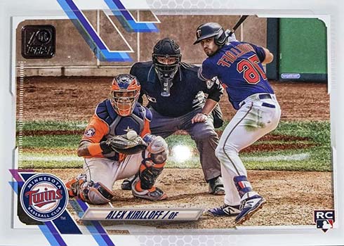 2021 Topps Now #153D 2/10 Alex Kirilloff Twins Hr's No1 and 2