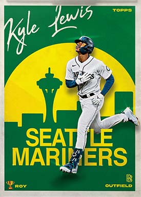 Topps Project70 Kyle Lewis by Ben Baller