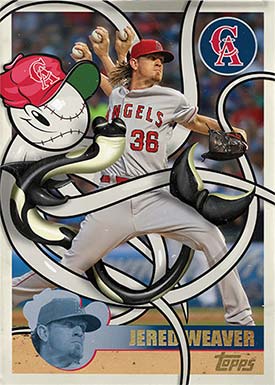 Topps Project70 Jered Weaver by Greg 'CRAOLA' Simkins