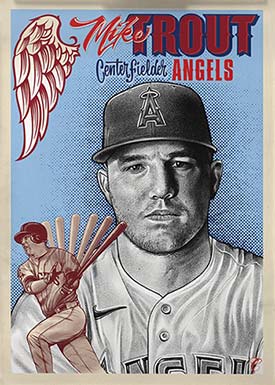 Topps Project70 Mike Trout by Mister Cartoon