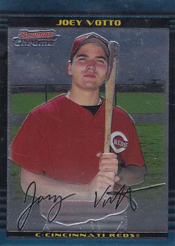 2008 JOEY VOTTO (5) Card rookie Lot - Cincinnati Reds