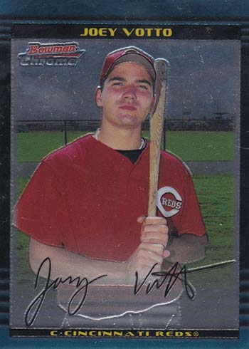 2007 Bowman Draft Thick Gold Joey Votto PSA 9 Mint Reds BDPP98