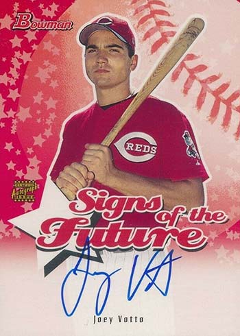 Joey Votto Autographed 2008 Upper Deck Piece of History Rookie