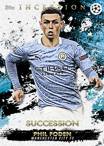 2020-21 Topps Inception UEFA Champions League Phil Foden