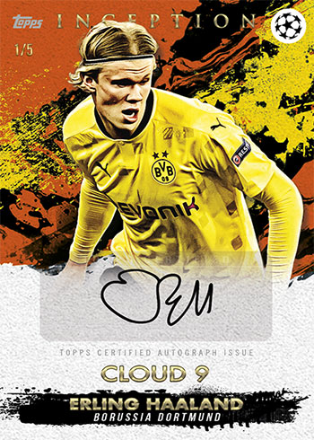 2020-21 Topps Inception UEFA Champions League Checklist, Details