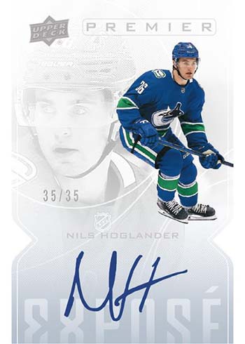 2020-21 Upper Deck Premier Hockey Checklist, Team Set Lists, Box Info