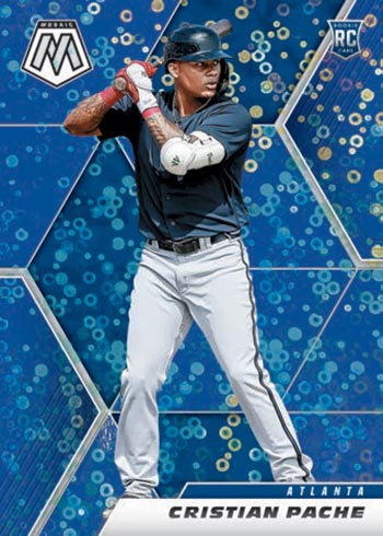 2021 Panini Mosaic Blue Camo Luis Campusano Rookie San Diego Padres #248