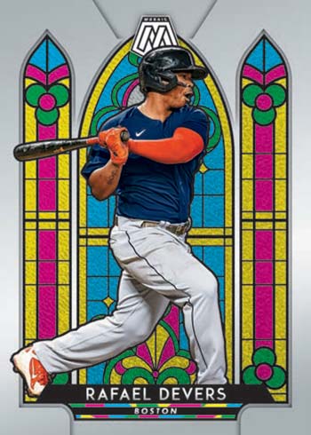 2021 Panini Mosaic Baseball Stained Glass Rafael Devers