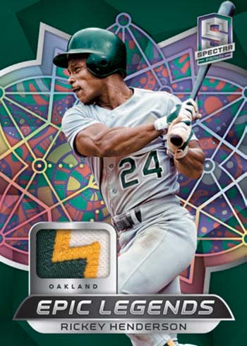 2021 Panini Spectra Baseball Epic Legends Rickey Henderson