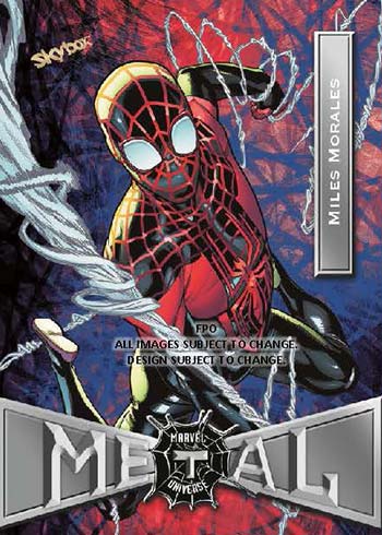 2021 SkyBox Marvel Metal Universe Spider-Man Miles Morales