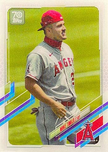 2021 Topps 3D Baseball Variations Mike Trout