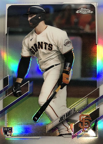 2021 Topps Base Set Photo Variations #12A Joey Bart/orange jsy, gear on - NM