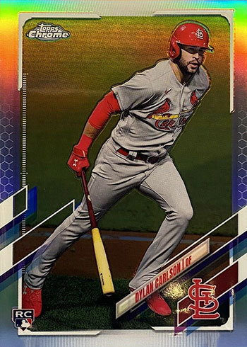 2021 Topps Chrome (Refractor) Dylan Carlson Rookie #140 – $1