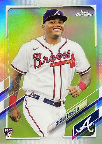 2021 Bowman Chrome Christian Pache Rookie Magenta Refractor RC -  Israel