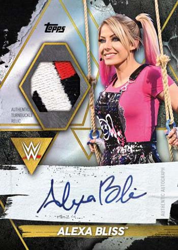 2021 Topps WWE Fully Loaded Turnbuckle Autograph Alexa Bliss