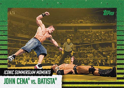 2021 Topps WWE Summer of Cena Green