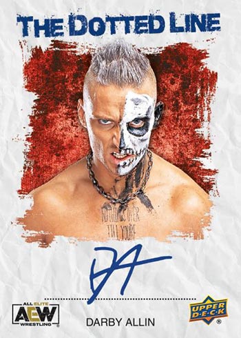 2021 Upper Deck AEW The Dotted Line Darby Allin