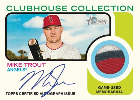 2022 Heritage High Number Clubhouse Collection Relic Andrew