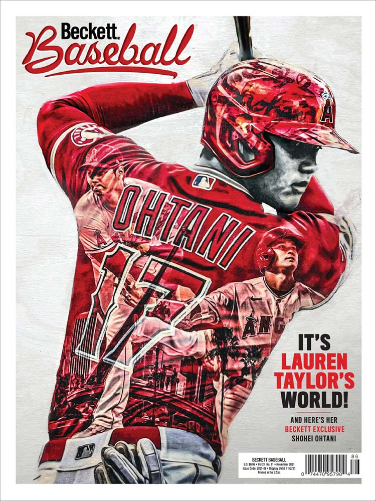 Take a Look at Lauren Taylor's Shohei Ohtani Cover Art for Beckett