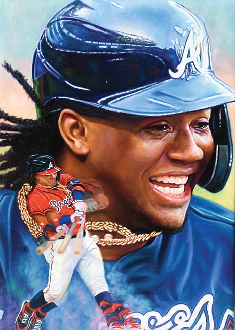 大谷 トラウト Topps Paul Jennis Art Inside Sports Artist Spotlight: Paul Jennis - Beckett News