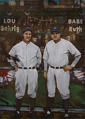 Topps Project70 Lou Gehrig Babe Ruth by Andrew Thiele