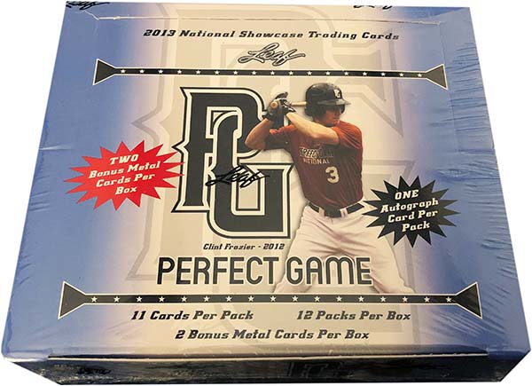 2018 Leaf Perfect Game National Showcase Checklist, Boxes, Info, Date