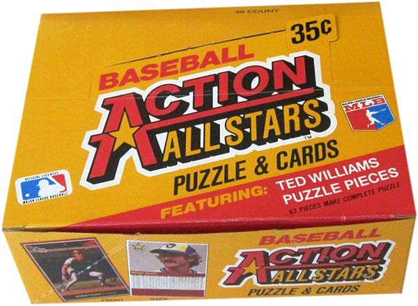 1984 Donruss Action All-Stars Baseball Box