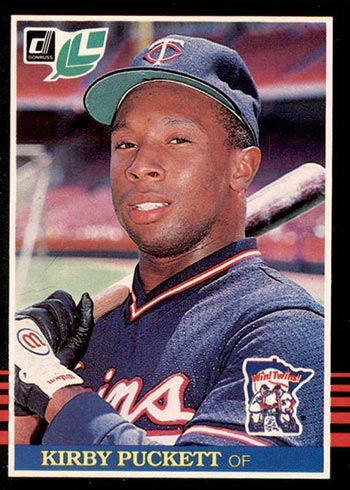  1985 Fleer Baseball #286 Kirby Puckett Rookie Card