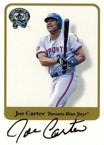 INSTANT PC: 10 JOE CARTER BASEBALL CARDS THAT HELP TELL THE STORY