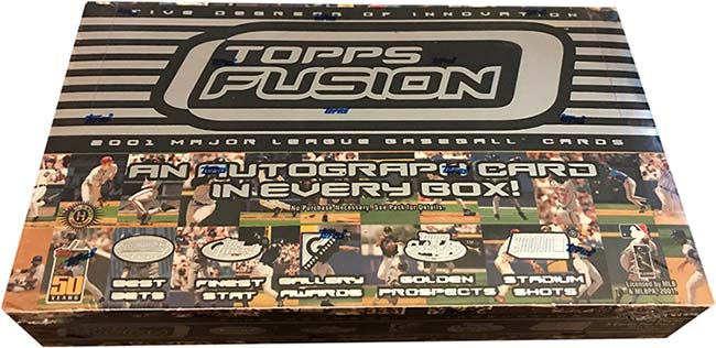 2001 Topps Fusion Baseball Hobby Box