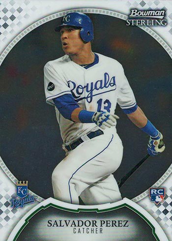 Salvador Perez player worn jersey patch baseball card (Kansas City