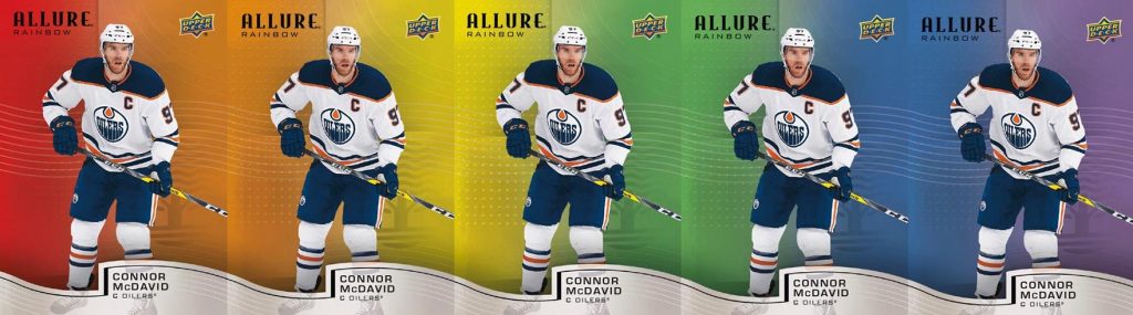 2021-22 Upper Deck Allure Hockey Rainbow Connor McDavid