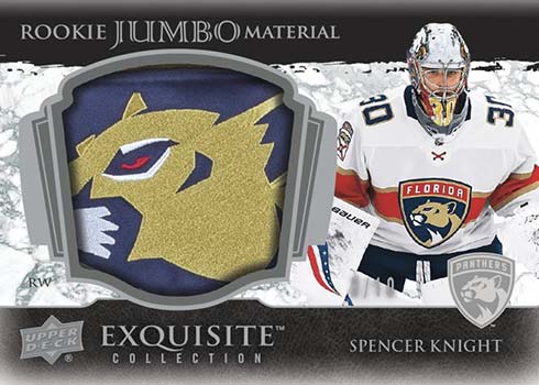 2021-22 Upper Deck Exquisite Hockey Rookie Jumbo Materials