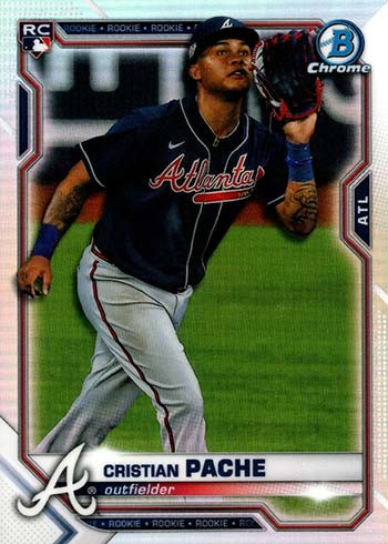 2021 Bowman Chrome Christian Pache Rookie Magenta Refractor RC -  Israel