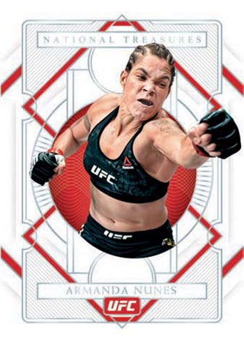 2021 Panini Chronicles UFC National Treasures Amanda Nunes