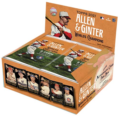 2021 Topps Allen & Ginter X Baseball Hobby Box